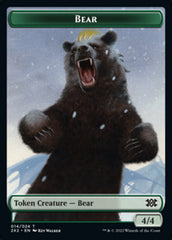 Bear // Phyrexian Golem Double-Sided Token [Double Masters 2022 Tokens] | Red Riot Games CA