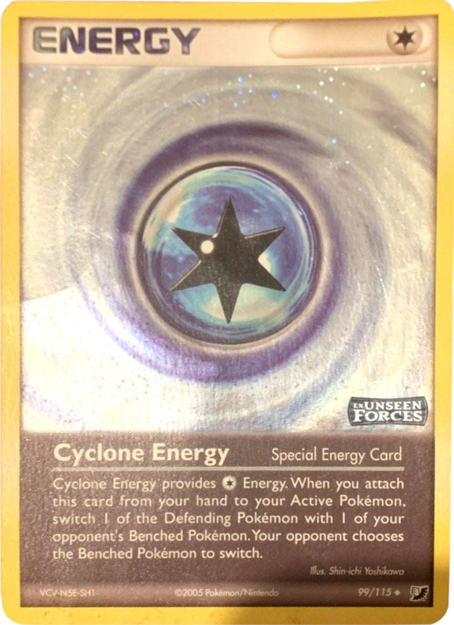 Cyclone Energy (99/115) (Stamped) [EX: Unseen Forces] | Red Riot Games CA