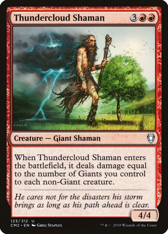 Thundercloud Shaman [Commander Anthology Volume II] | Red Riot Games CA