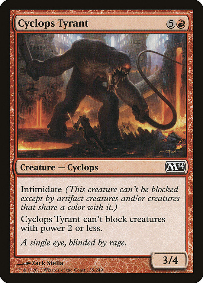 Cyclops Tyrant [Magic 2014] | Red Riot Games CA