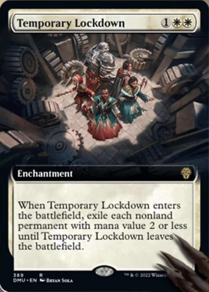 Temporary Lockdown (Extended Art) [Dominaria United] | Red Riot Games CA