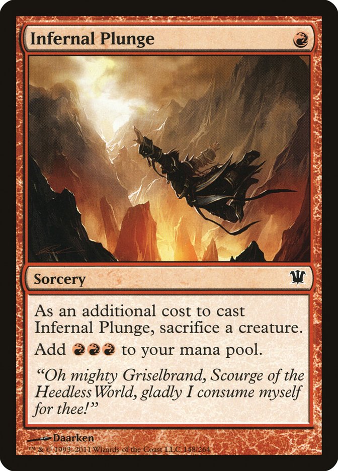 Infernal Plunge [Innistrad] | Red Riot Games CA