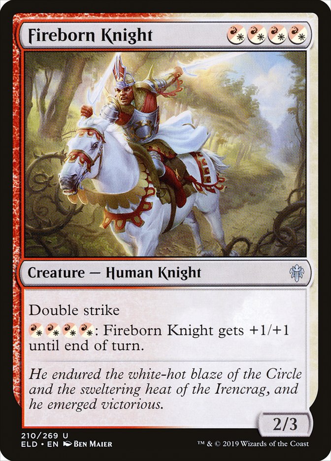 Fireborn Knight [Throne of Eldraine] | Red Riot Games CA