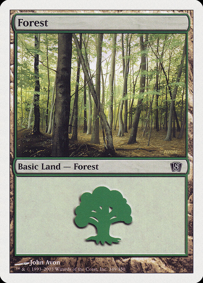Forest (349) [Eighth Edition] | Red Riot Games CA
