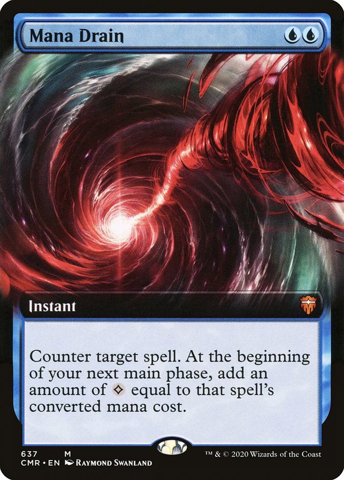 Mana Drain (Extended Art) [Commander Legends] | Red Riot Games CA