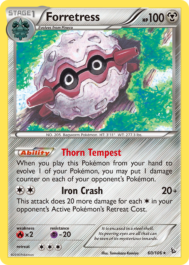 Forretress (60/106) [XY: Flashfire] | Red Riot Games CA