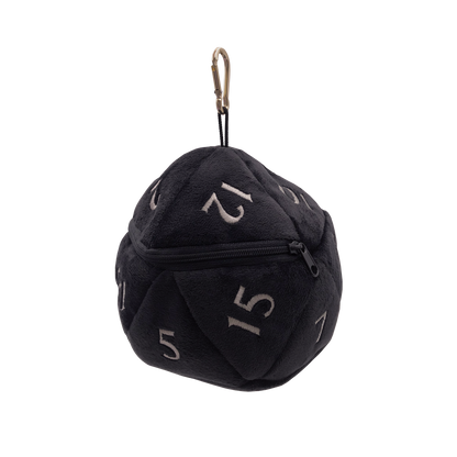Ultra PRO: Dice Bag - Plush D20 (Black)