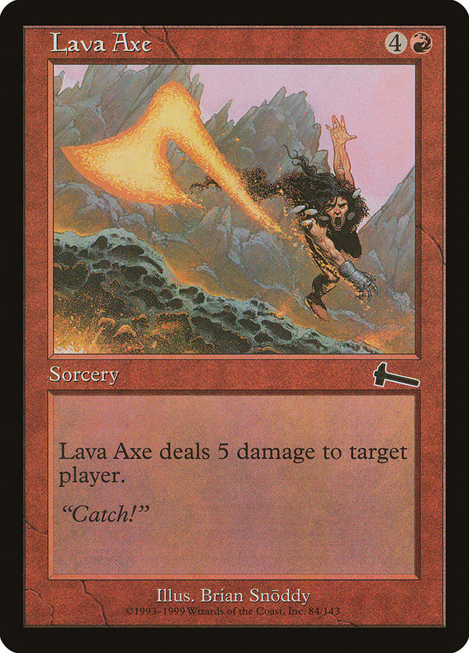 Lava Axe [Urza's Legacy] | Red Riot Games CA