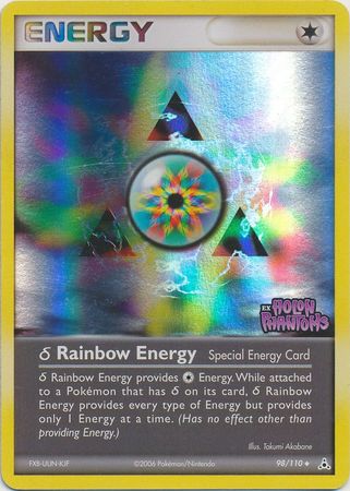 Rainbow Energy (98/110) (Delta Species) (Stamped) [EX: Holon Phantoms] | Red Riot Games CA