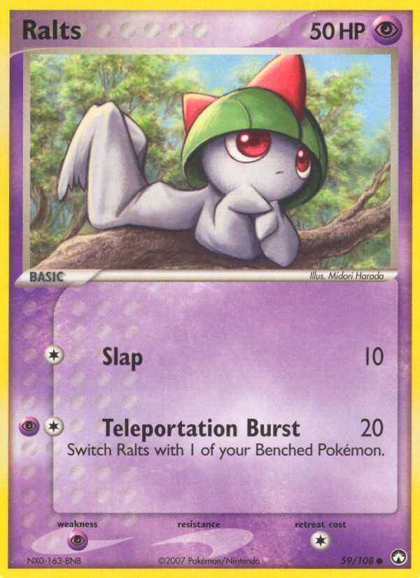 Ralts (59/108) [EX: Power Keepers] | Red Riot Games CA