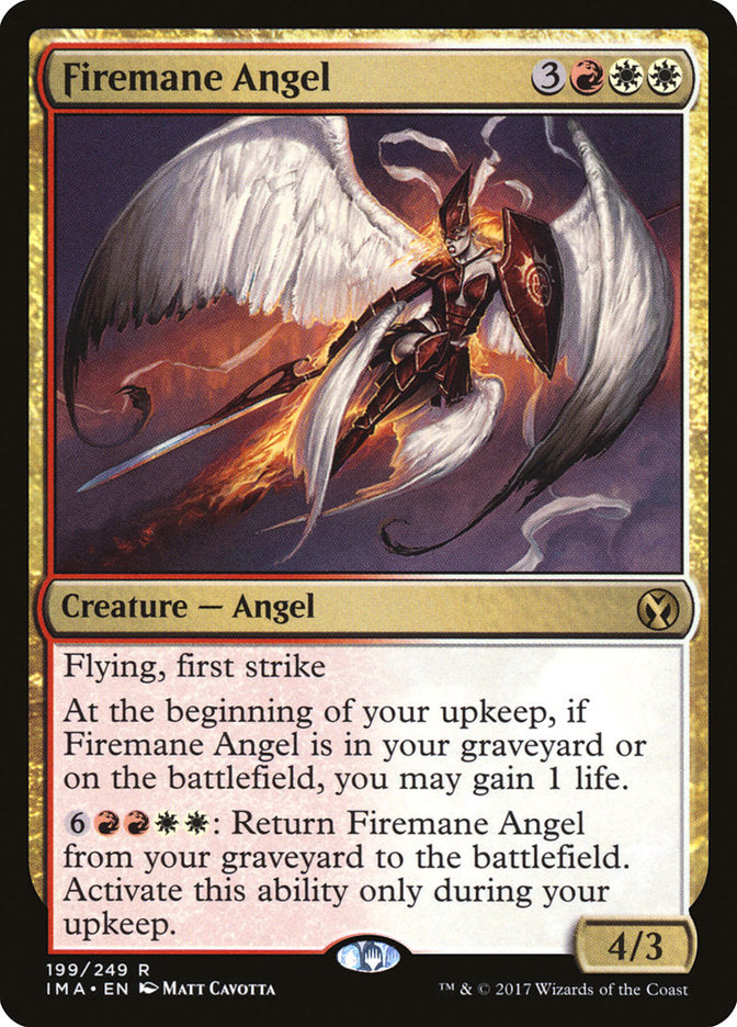 Firemane Angel [Iconic Masters] | Red Riot Games CA