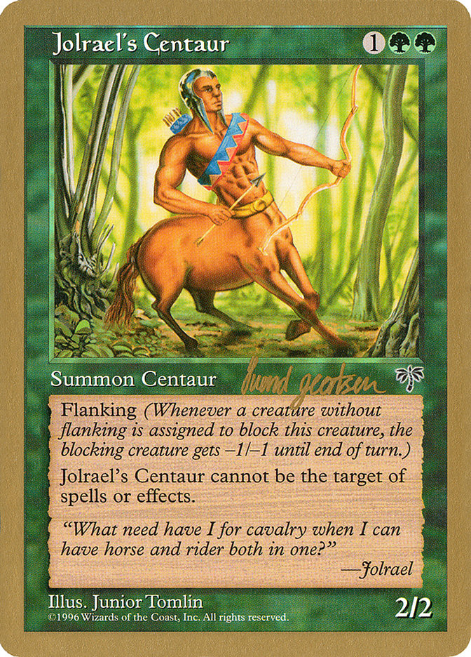 Jolrael's Centaur (Svend Geertsen) [World Championship Decks 1997] | Red Riot Games CA