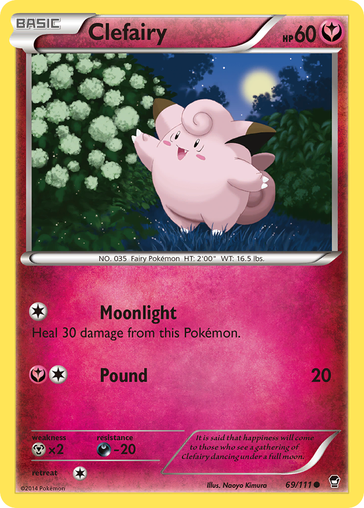 Clefairy (69/111) [XY: Furious Fists] | Red Riot Games CA