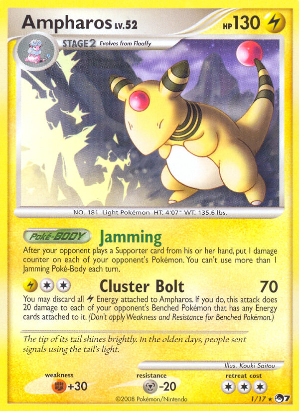 Ampharos (1/17) [POP Series 7] | Red Riot Games CA