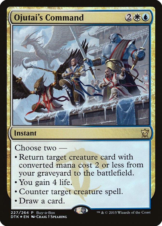 Ojutai's Command (Buy-A-Box) [Dragons of Tarkir Promos] | Red Riot Games CA