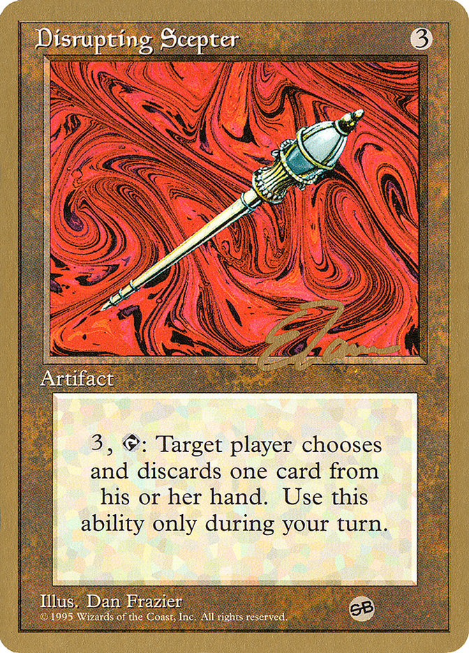 Disrupting Scepter (Eric Tam) (SB) [Pro Tour Collector Set] | Red Riot Games CA