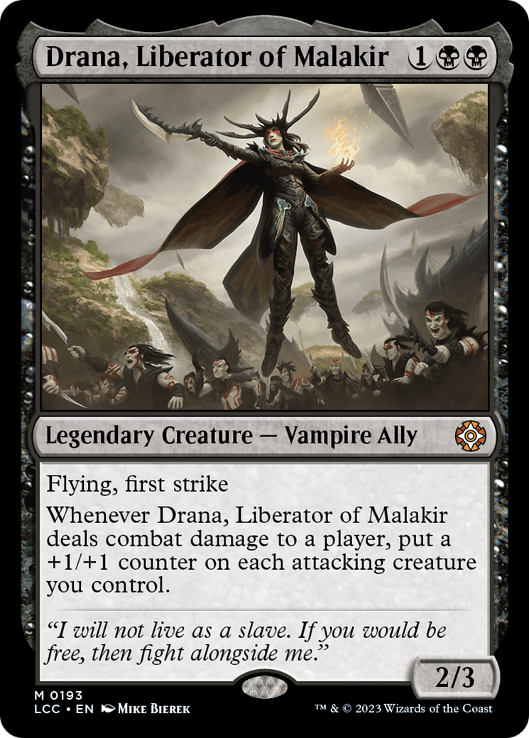 Drana, Liberator of Malakir [The Lost Caverns of Ixalan Commander] | Red Riot Games CA