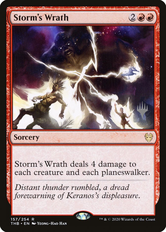 Storm's Wrath (Promo Pack) [Theros Beyond Death Promos] | Red Riot Games CA