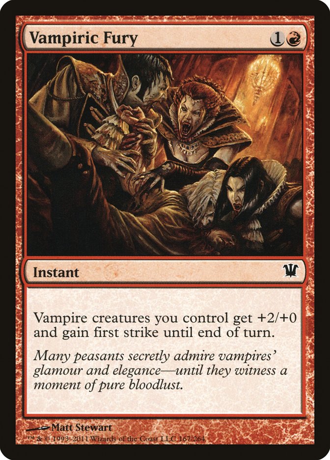 Vampiric Fury [Innistrad] | Red Riot Games CA