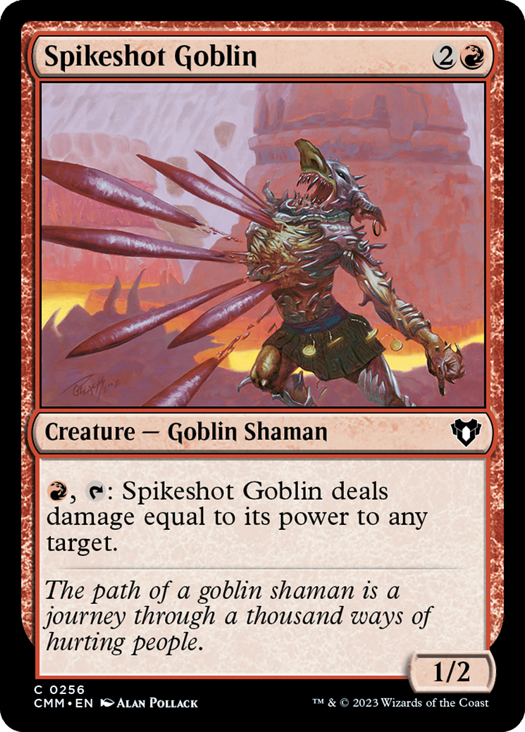 Spikeshot Goblin [Commander Masters] | Red Riot Games CA