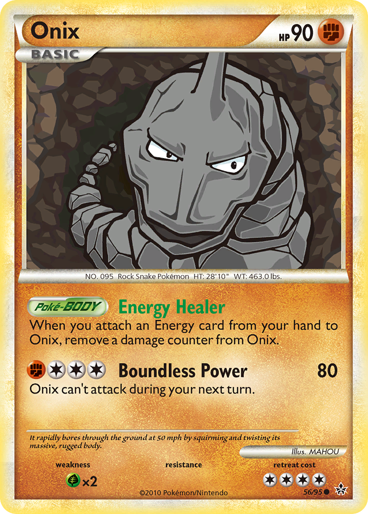 Onix (56/95) [HeartGold & SoulSilver: Unleashed] | Red Riot Games CA