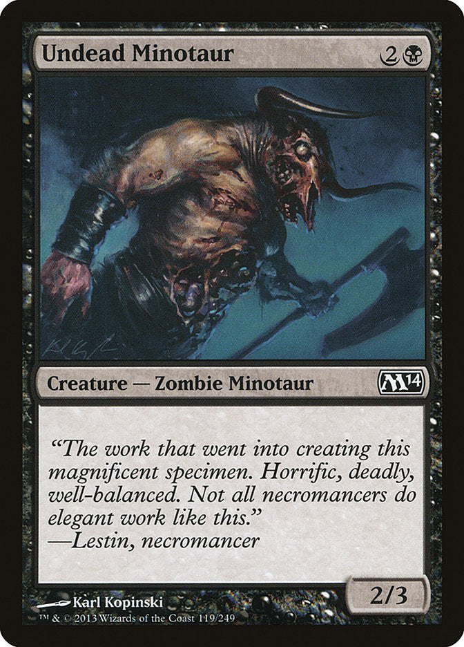 Undead Minotaur [Magic 2014] | Red Riot Games CA