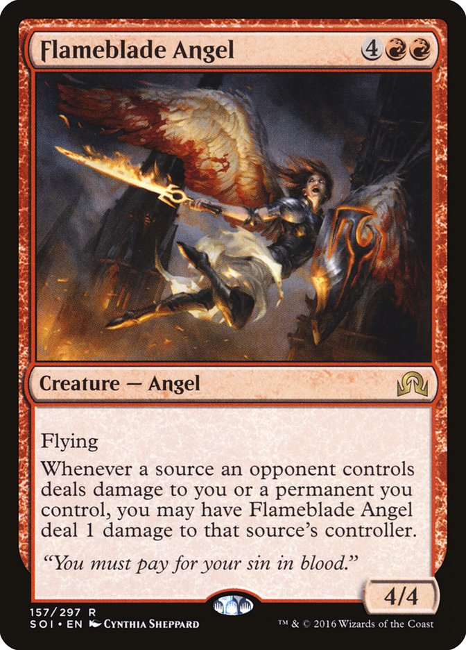 Flameblade Angel [Shadows over Innistrad] | Red Riot Games CA