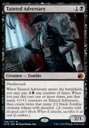Tainted Adversary (Promo Pack) [Innistrad: Midnight Hunt Promos] | Red Riot Games CA