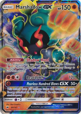 Marshadow GX (80/147) (Jumbo Card) [Sun & Moon: Burning Shadows] | Red Riot Games CA