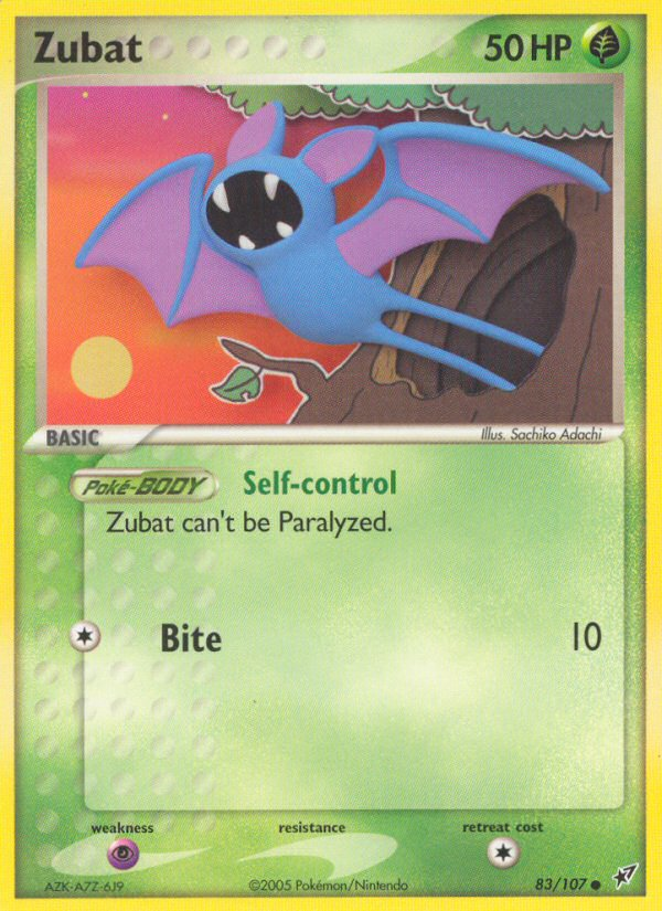 Zubat (83/107) [EX: Deoxys] | Red Riot Games CA