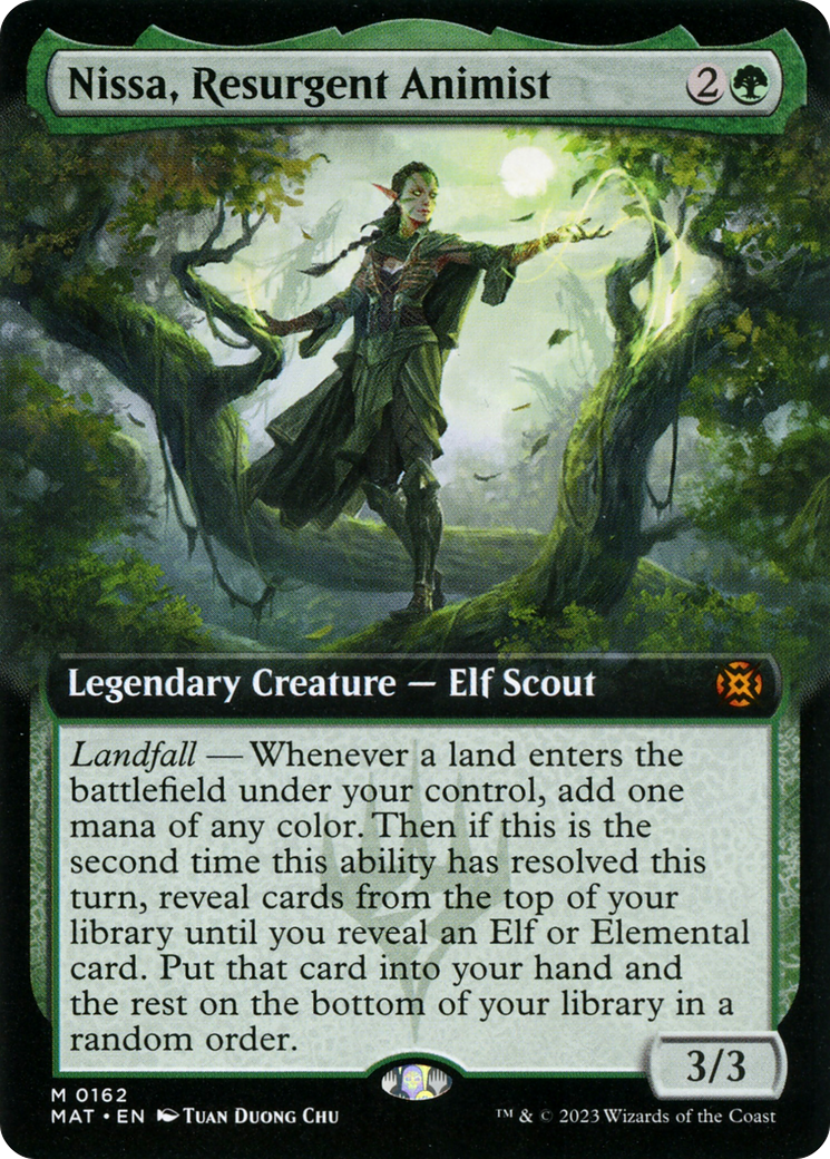 Nissa, Resurgent Animist (Extended Art) [March of the Machine: The Aftermath] | Red Riot Games CA