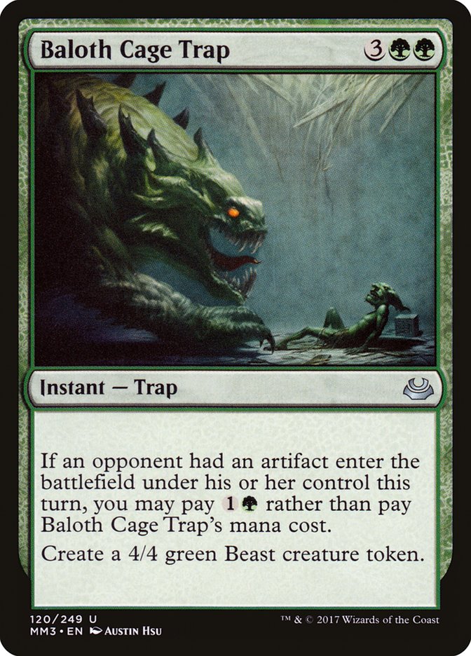 Baloth Cage Trap [Modern Masters 2017] | Red Riot Games CA