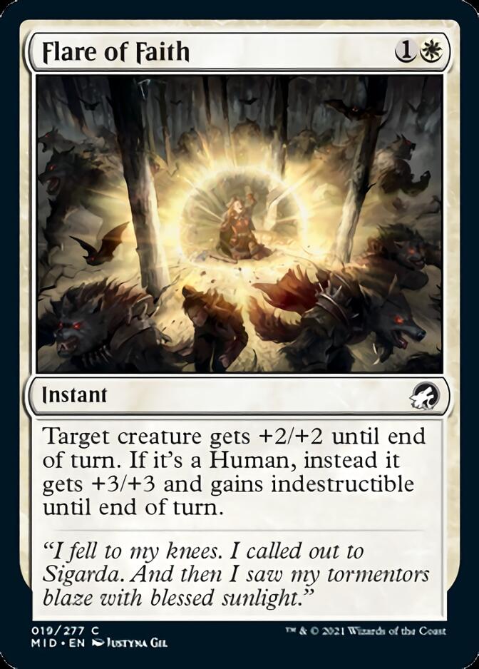 Flare of Faith [Innistrad: Midnight Hunt] | Red Riot Games CA
