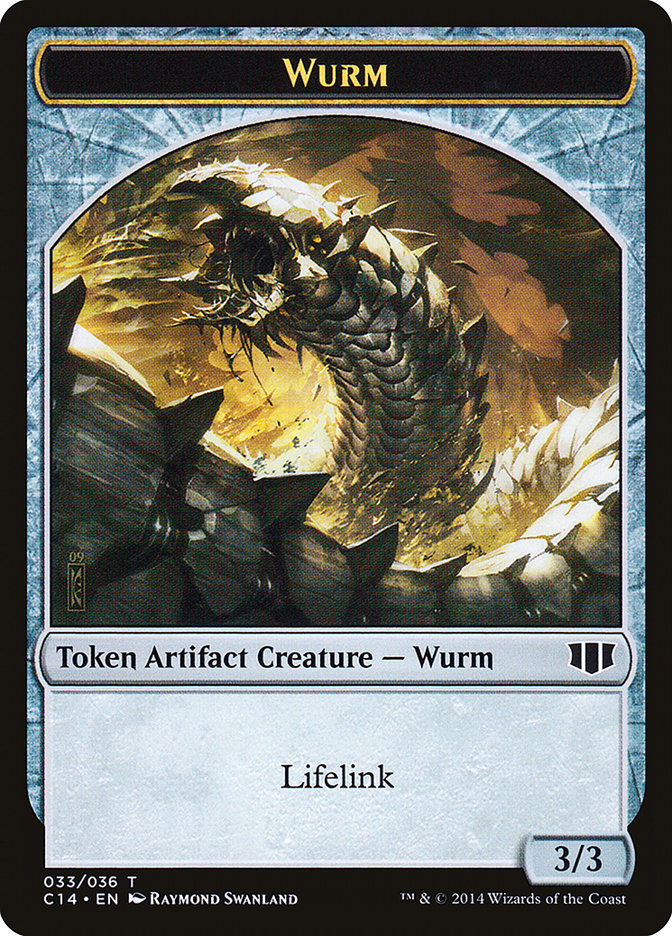 Wurm (033/036) // Goat Double-Sided Token [Commander 2014 Tokens] | Red Riot Games CA