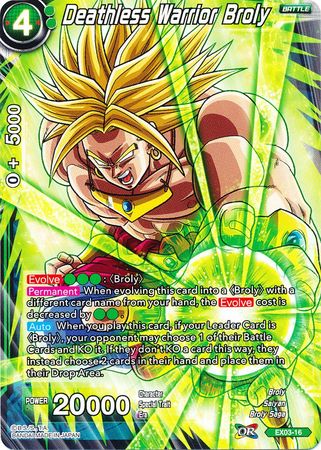 Deathless Warrior Broly (EX03-16) [Ultimate Box] | Red Riot Games CA