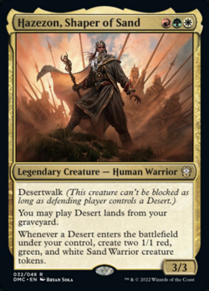 Hazezon, Shaper of Sand [Dominaria United Commander] | Red Riot Games CA