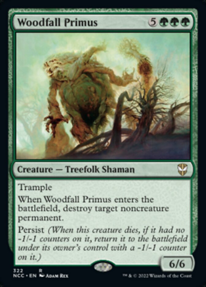 Woodfall Primus [Streets of New Capenna Commander] | Red Riot Games CA