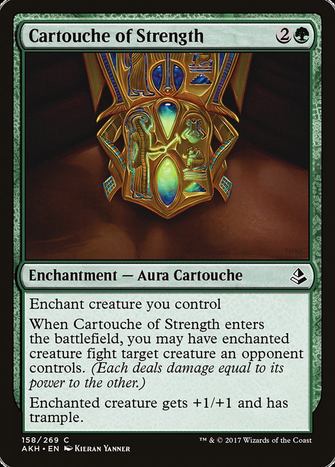 Cartouche of Strength [Amonkhet] | Red Riot Games CA