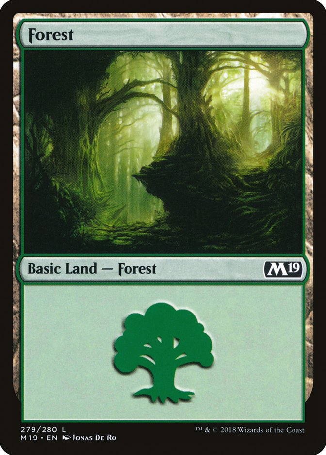 Forest (279) [Core Set 2019] | Red Riot Games CA