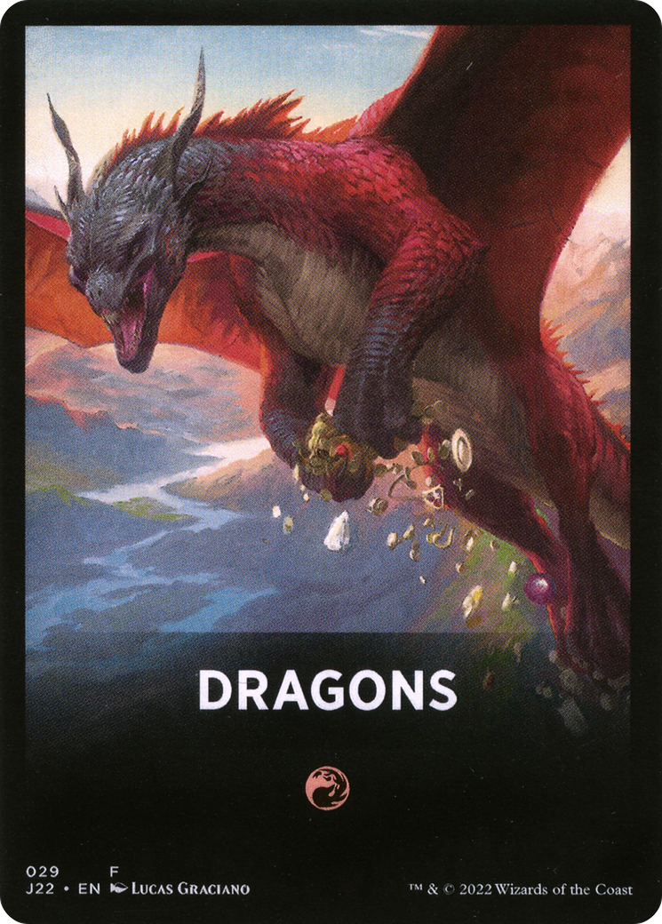 Dragons Theme Card [Jumpstart 2022 Front Cards] | Red Riot Games CA