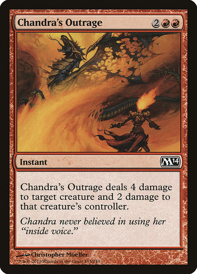 Chandra's Outrage [Magic 2014] | Red Riot Games CA