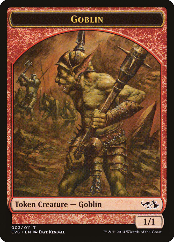 Goblin Token (Elves vs. Goblins) [Duel Decks Anthology Tokens] | Red Riot Games CA