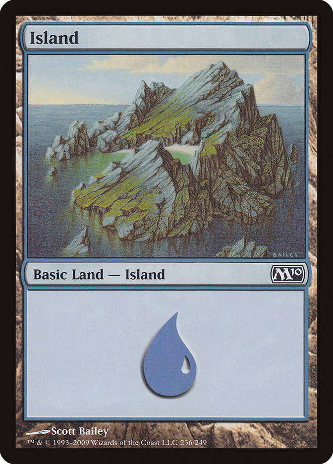 Island (236) [Magic 2010] | Red Riot Games CA