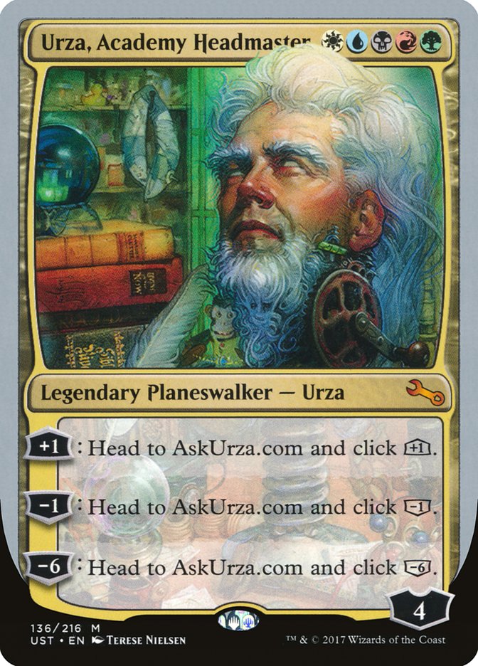 Urza, Academy Headmaster [Unstable] | Red Riot Games CA