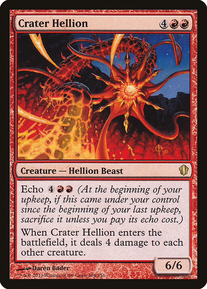 Crater Hellion [Commander 2013] | Red Riot Games CA