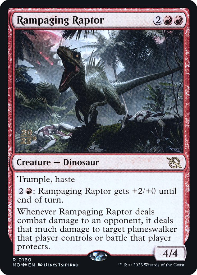 Rampaging Raptor [March of the Machine Prerelease Promos] | Red Riot Games CA
