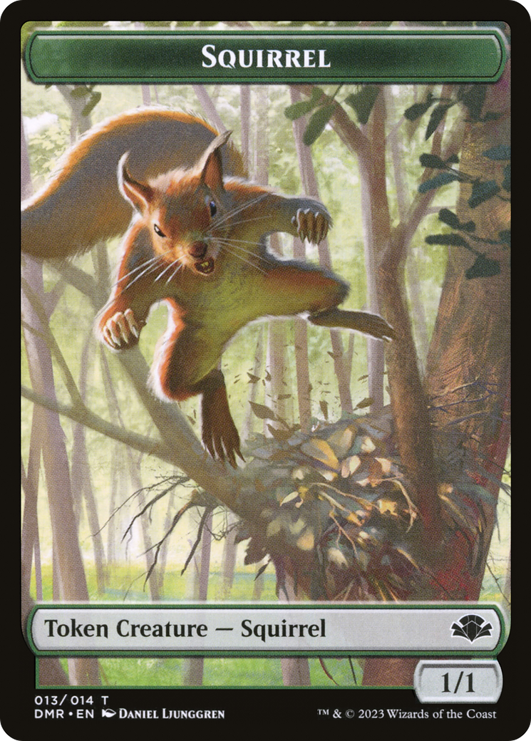 Squirrel Token [Dominaria Remastered Tokens] | Red Riot Games CA