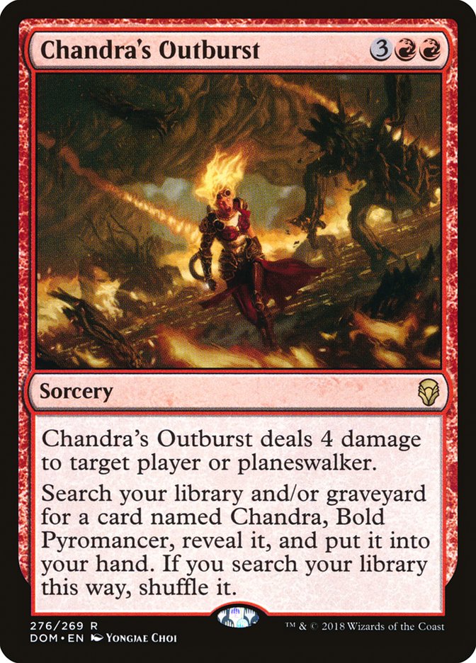 Chandra's Outburst [Dominaria] | Red Riot Games CA