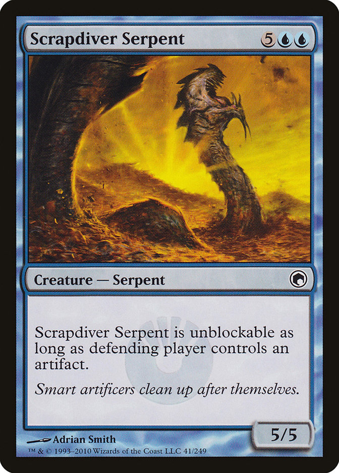 Scrapdiver Serpent [Scars of Mirrodin] | Red Riot Games CA