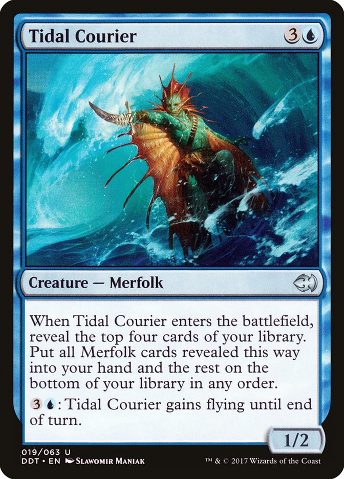 Tidal Courier [Duel Decks: Merfolk vs. Goblins] | Red Riot Games CA